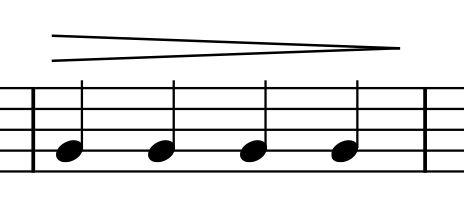 覚えよう 音楽の強弱記号を解説 Piu Meno Pocoなど えすたの合唱ノート