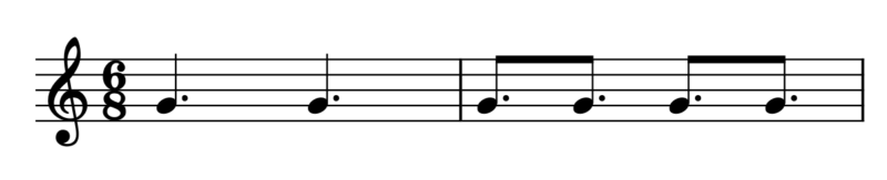 楽譜の読み方 付点音符の意味 長さの計算方法とリズムの取り方 えすたの合唱ノート
